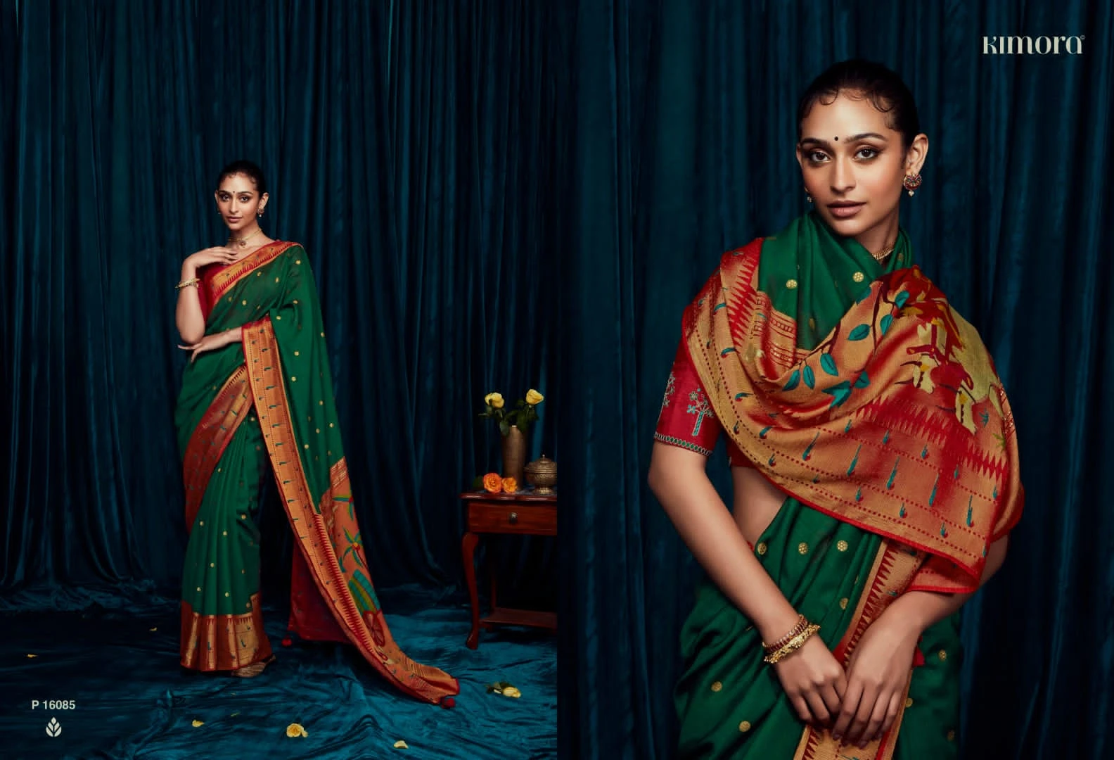 Kimora Meera Vol 12 Silk Brasso Wholesale Fancy Sarees Catalog — Wholesale Sarees, Kimora wholesale from Surat - Gallery Image 9